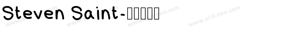 Steven Saint字体转换